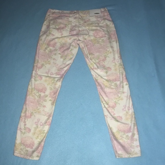 DOLLHOUSE crazy sexy cool Twiggy floral print straight leg size 7 - Picture 2 of 11